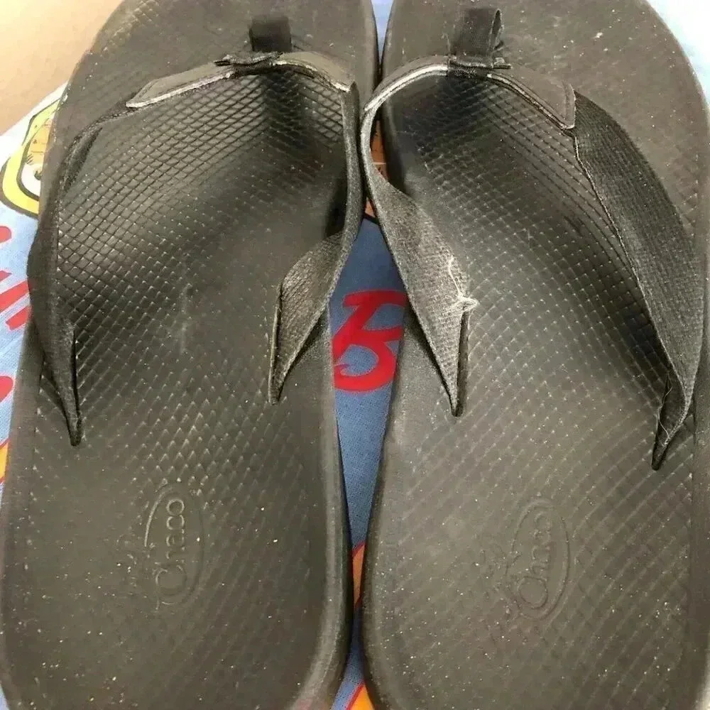 Chaco's Men's Black Flip Flop Size 14